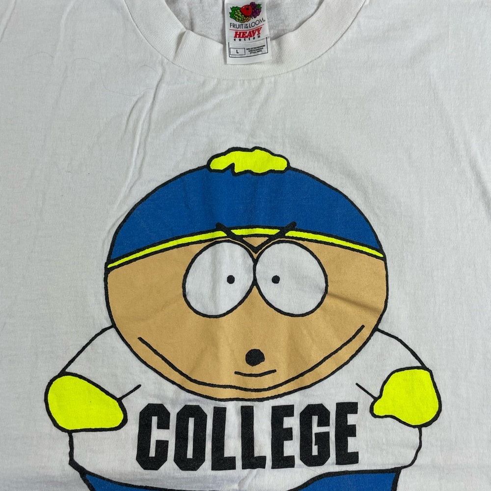 Vtg 90s Southpark Cartman Kenny College Comedy Central T-Shirt 2Lot Size L Rare - Picture 15 of 16